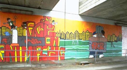 BART Underpass Mural