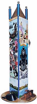 Column Train Sculpture