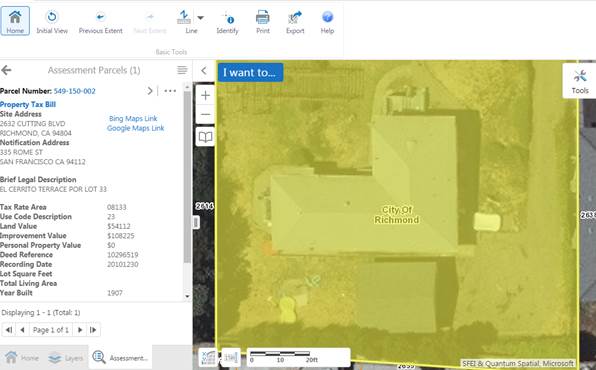 CC County mapping tool