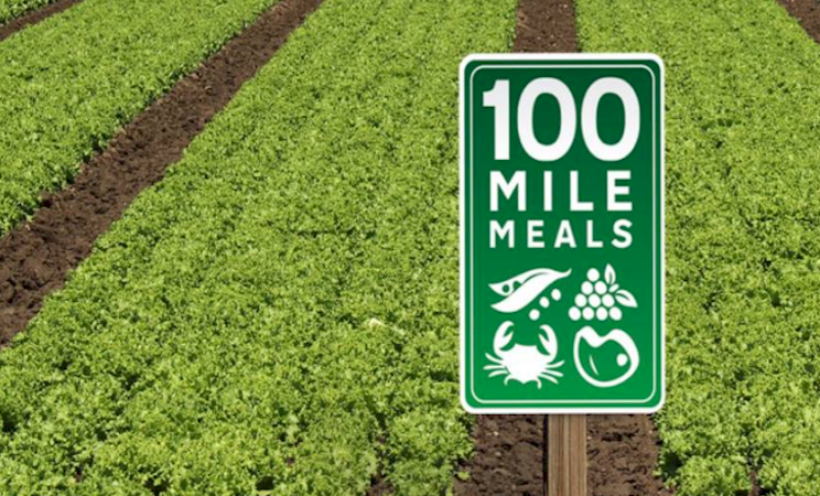100 Mile Meals logo