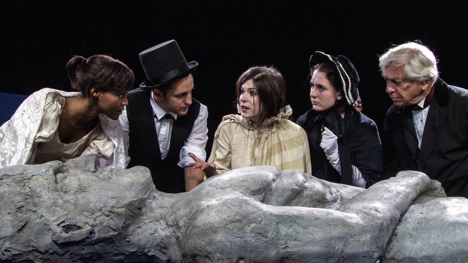 A production still of the cast of one of the episodes of "The Folklorist"