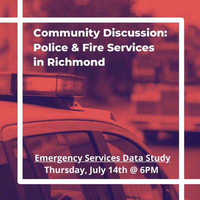 Community Discussion Police and Fire Services in Richmond