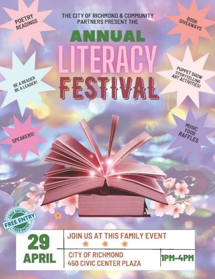 Annual Literacy Festival flyer