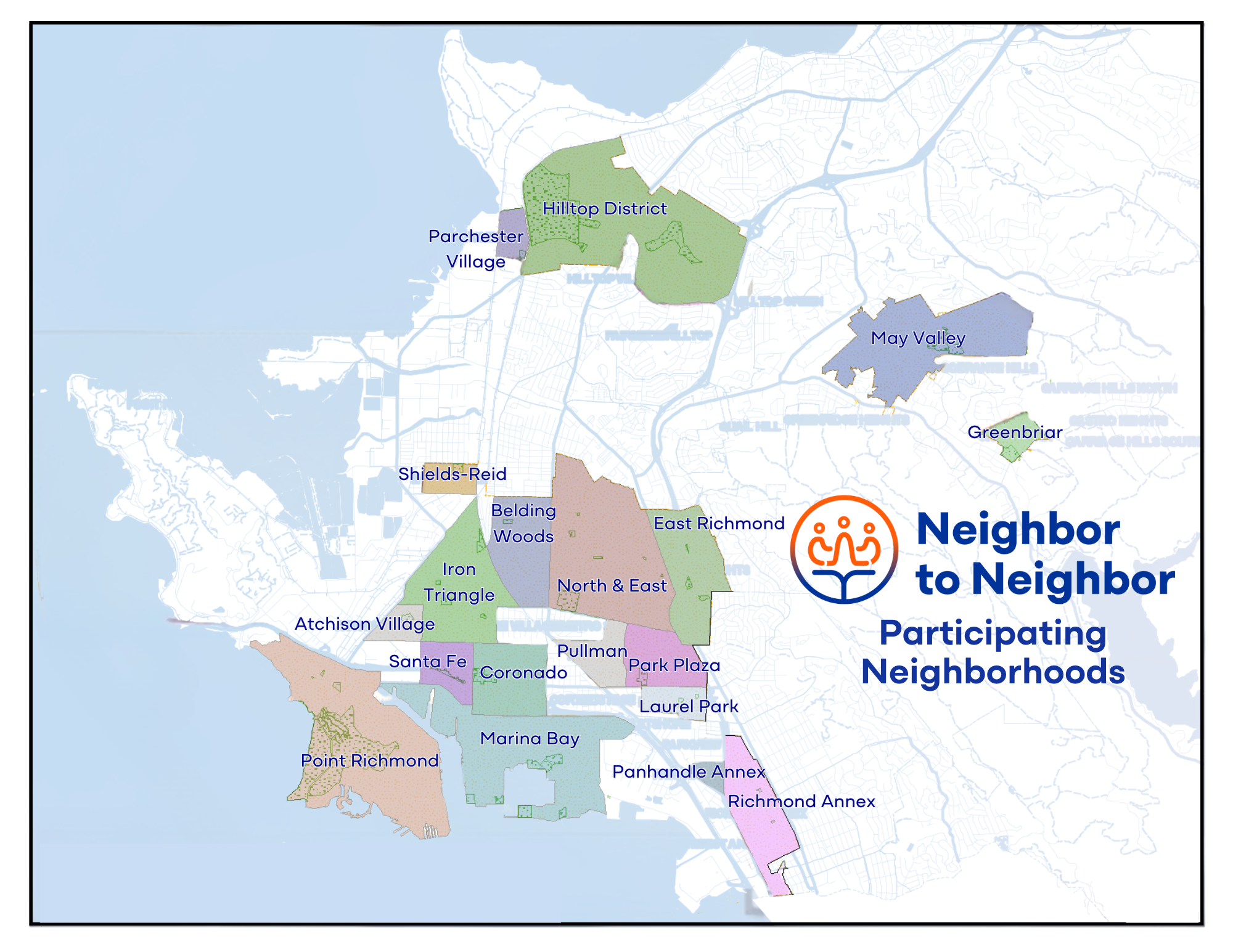 N2N Neighborhoods Map