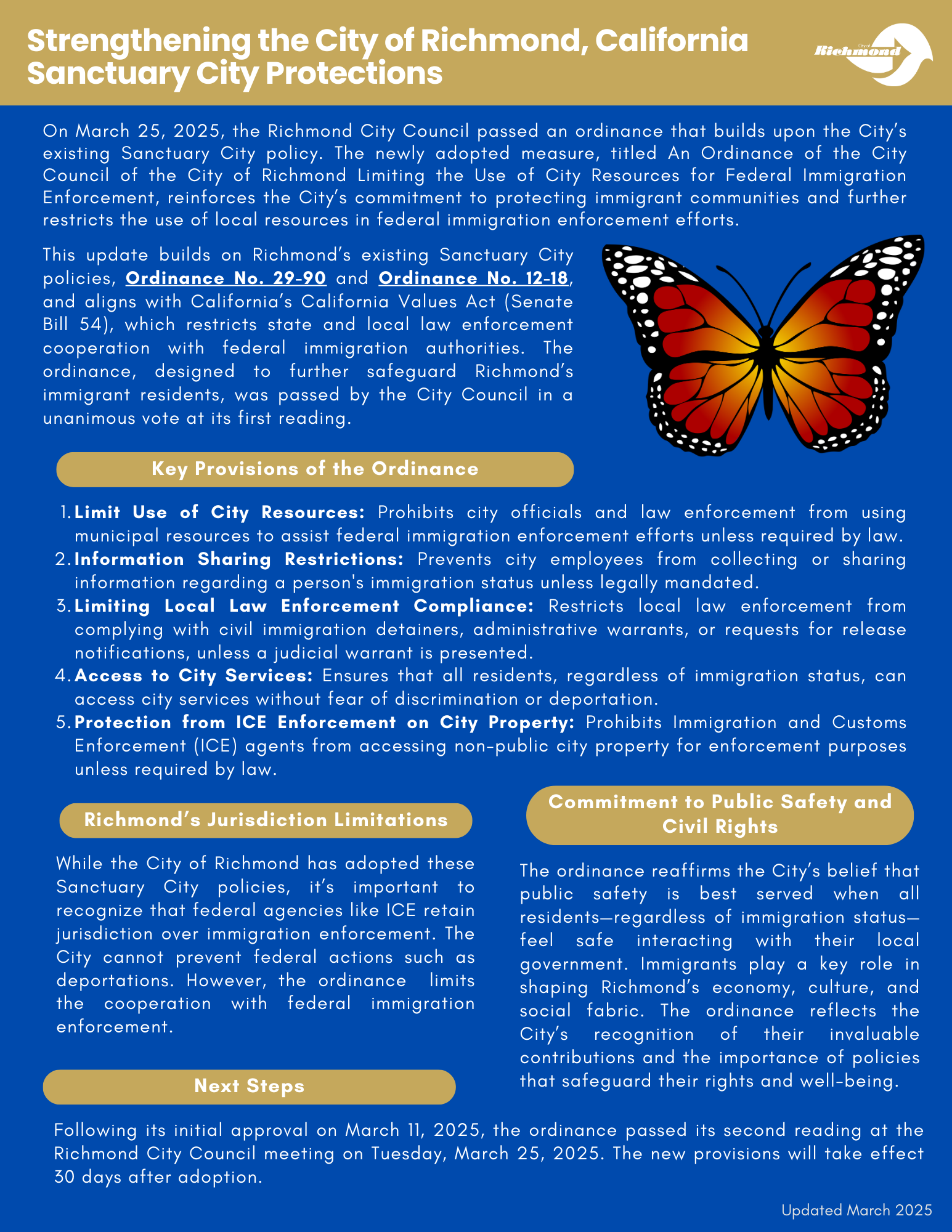 Strengethening Sanctuary Protections