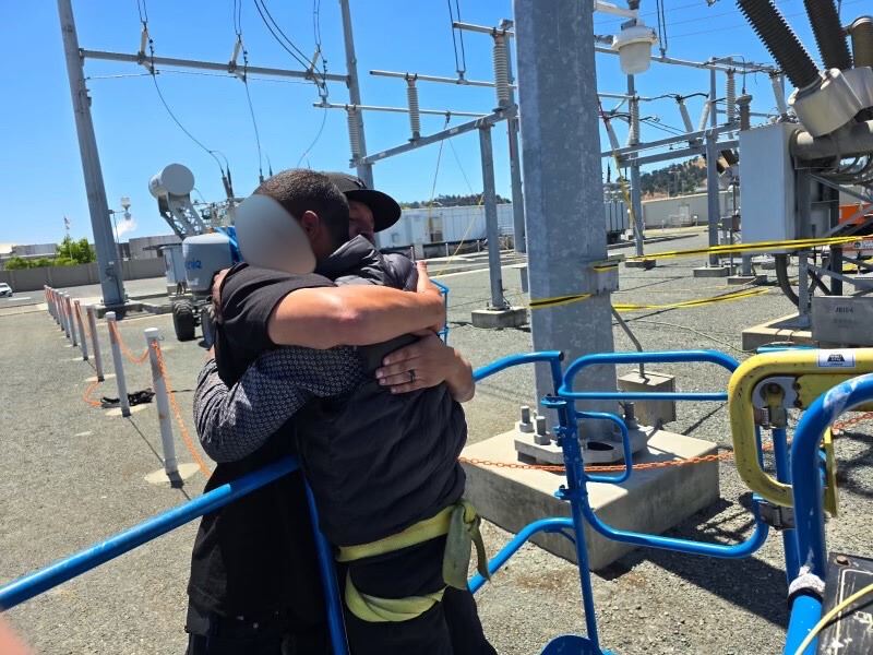 ROCK showing compassion for a Community Member