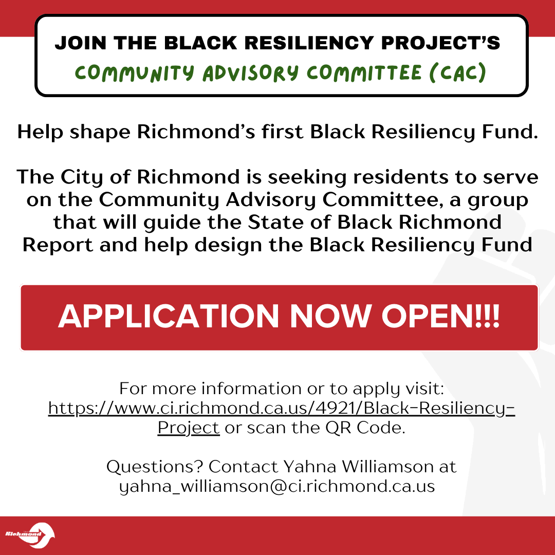 Black Resiliency Project Community Advisory Committee (CAC)