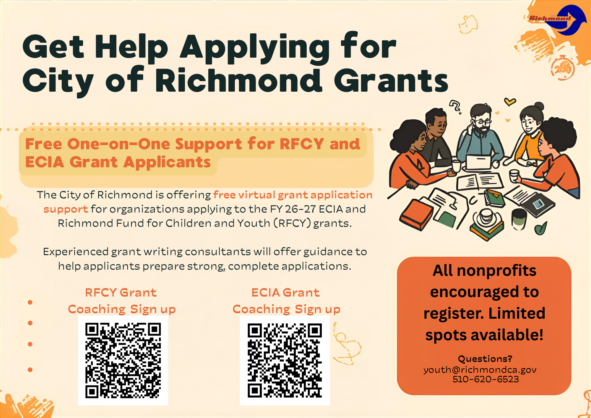 City of Richmond Grant 1-on-1 Coaching