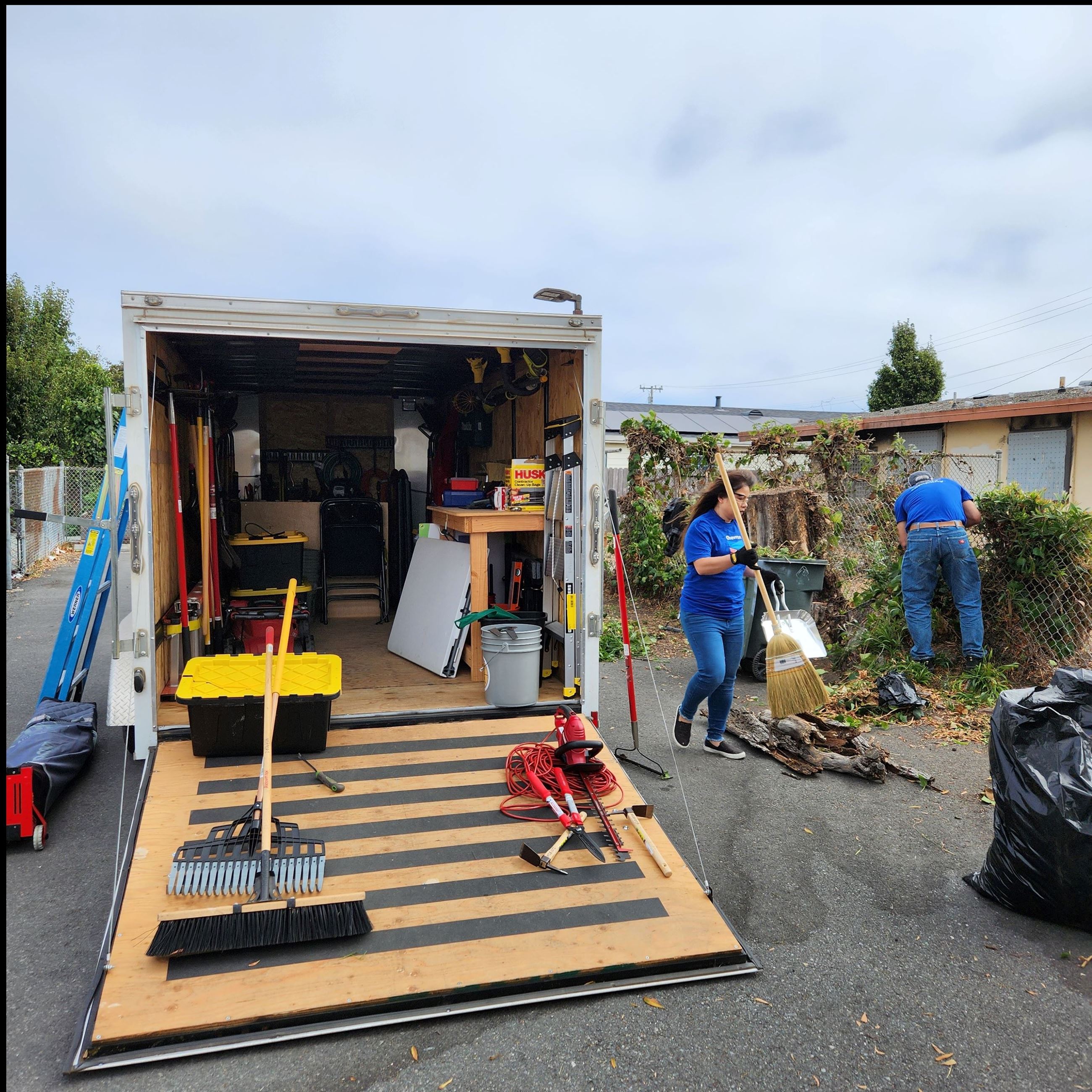 Cleanup_Senior Center_Trailer Cleanup_Senior Center_Trailer